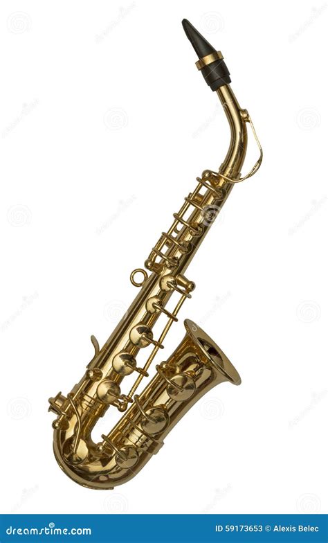 Brass Saxophone Stock Image Image Of Tunes Detail Jazz 59173653