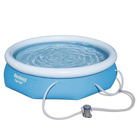 Bestway 10 Ft X 10 Ft X 30 In Round Above Ground Pool In The Above