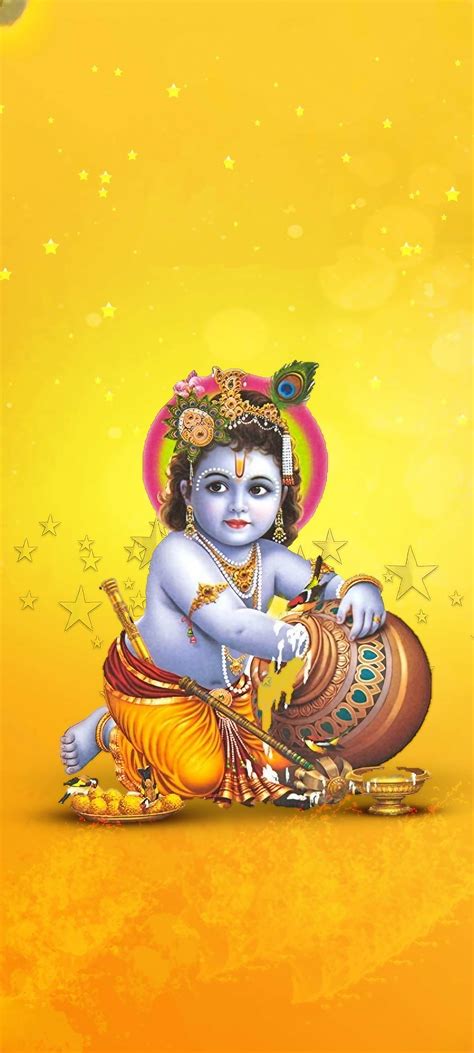Shri Krishna Janmashtami Little Krishna Wallpaper Download Mobcup