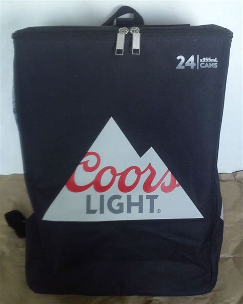 Coors Light Beer Backpack Knapsack Insulated Cooler Bag Holds 24 Cans