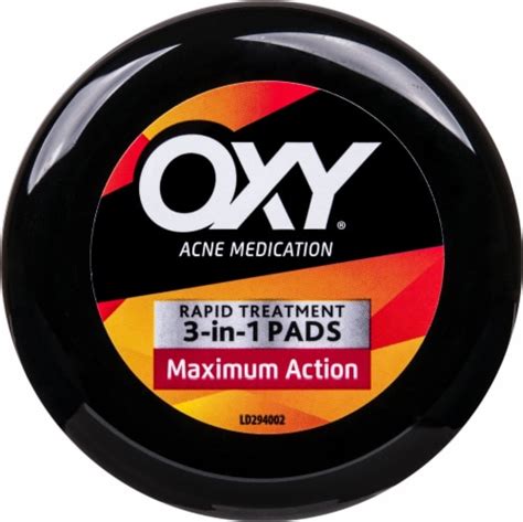 Oxy® Maximum Action 3 In 1 Acne Treatment Pads 90 Ct Kroger