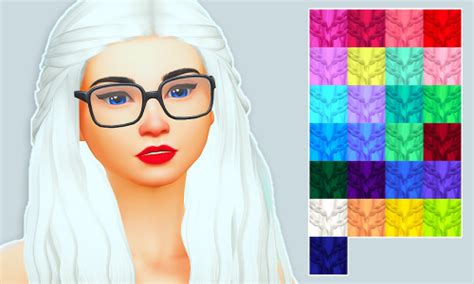 My Sims 4 Blog Stealthic Cadence Hair In 25 Pooklet Unnaturals By