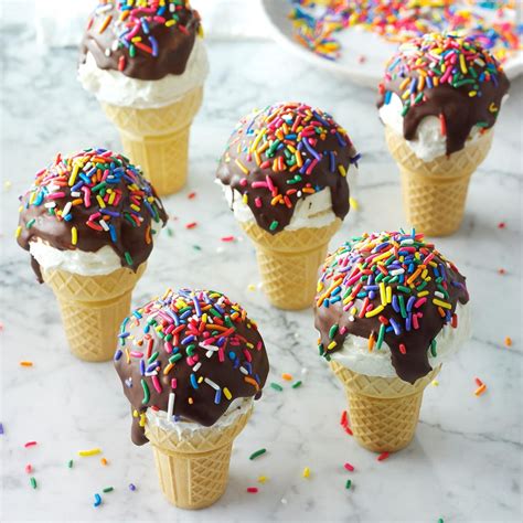 Ice cream cup photos and images. Chocolate-Dipped Ice Cream Cone Cupcakes Recipe: How to ...
