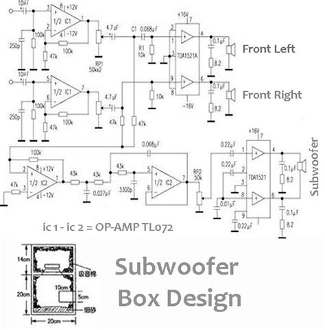 High Power Subwoofer Amplifier Circuit Diagram