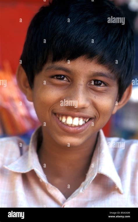 Boy In Fort Cochin Kerala India Stock Photo Alamy
