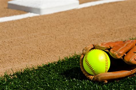 Softball First Base Stock Photo Download Image Now Istock