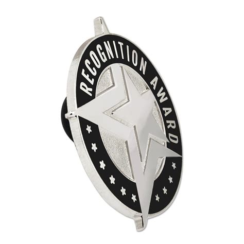 Recognition Award Star Pin Silver Pinmart