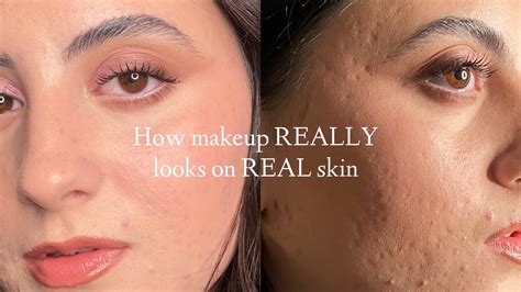 How Makeup Really Looks On Textured Skin In Real Life Youtube