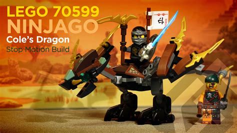 lego ninjago 70599 cole s dragon 2016 stop motion youtube