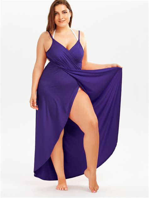 Wipalo Plus Size Sexy Beach Long Split Summer Dress Backless V Neck Women Dress Casual Maxi Club