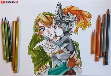 Link And Midna Legend Of Zelda By Hideakiartreal On Deviantart
