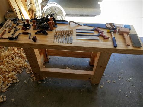 My Workbench Build Hand Tools Only By Timmy2hands Simplecove