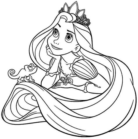 Color our princess rapunzel coloring page & kids can celebrate the tangled movie. Get This Free Rapunzel Coloring Pages N1TDN