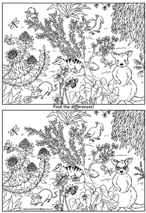 9 Best Images Of Spot The Difference Worksheets Hard Find The