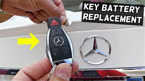 Remote will lock/unlock all doors; Mercedes C Class Key Battery
