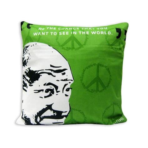 Cushion Cover Mahatma Gandhi - Rs.179.10 | Cushion pillow covers, Cushion covers online, Cushion ...