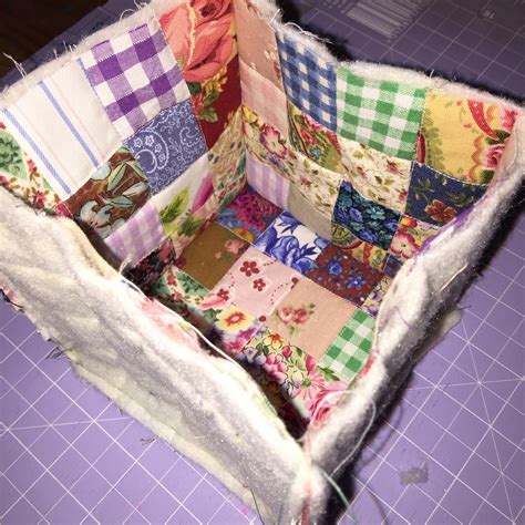 Quilted Scrap Fabric Baskets Tutorial Susies