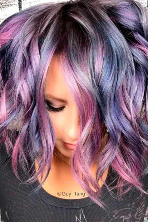 You can recreate the silver and blue or choose a different color like. 34 Sweetest Caramel Highlights on Light to Dark Brown Hair ...