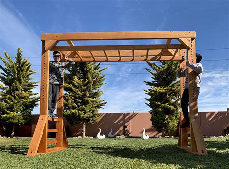 Browse & get results instantly. Sheldon's Monkey Bar Set | Forever Redwood | Monkey bars ...