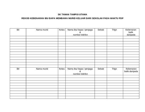 (DOCX) Rekod Murid Keluar Sekolah - DOKUMEN.TIPS