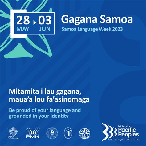 Ministry For Pacific Peoples — Vaiaso O Le Gagana Samoa Samoa Language Week