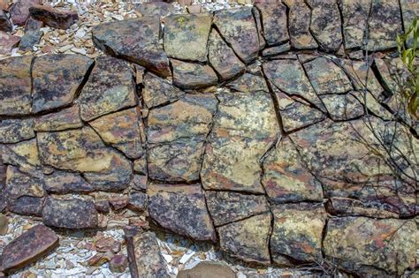 Close Up Photography Of Sedimentary Rock Texture II Stock Photo Image