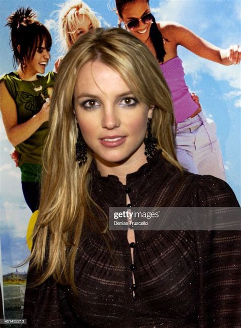 Britney Spears During Britney Spears Celebrates The Release Of Her