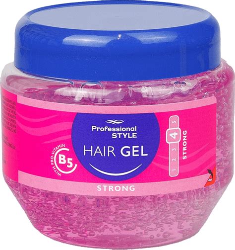 Professional Style Pink Hair Gel Strong With Pro Vitamin B Gel de cabello fijación fuerte