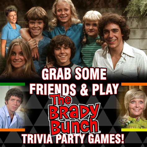 The Brady Bunch Trivia Party Game Booklet Trivia Party Games