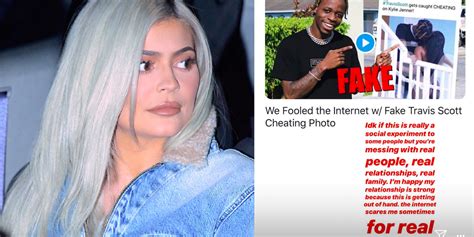 Kylie Jenner Responds Fake Travis Scott Cheating Prank Kim Kardashian Khloe Kardashian Respond