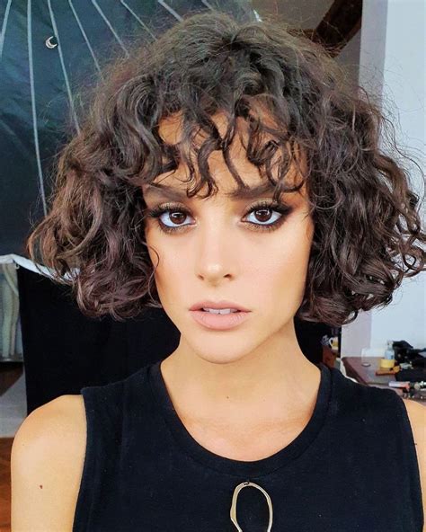 19 Best Curly Bob With Bangs For The Most Flattering Haircut