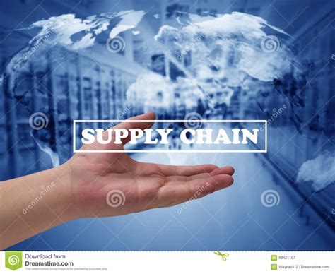 Supply Chain Management Concept Stock Image Image Of Container