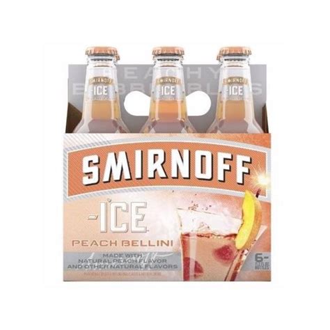 Smirnoff Ice Peach Bellini 6pk12oz Bottles Frostys Bottle Shop