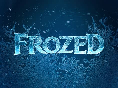 Frozen Text Effect Photoshop Template By Sahin Düzgün On Dribbble