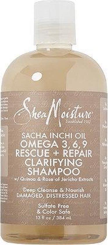 Shea Moisture Sacha Inchi Oil Omega 3 6 9 Rescue And Repair Clarifying
