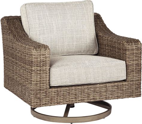 Shop reclining, gliding and swivel rockers in teak, wicker and more. Signature Design by Ashley Beachcroft Light Gray Outdoor ...
