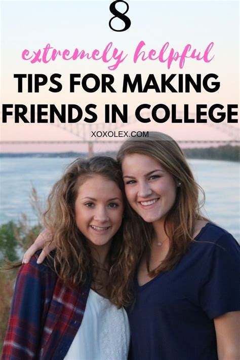 moving to college is exciting and fun but making friends can be difficult here are a few tips