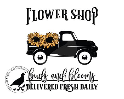 Farm Fresh Flowers Svg Fresh Flower Market Limited Time Free Svg File