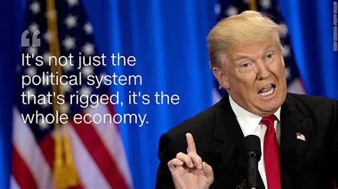 Donald Trump Says The Whole Economy Is Rigged