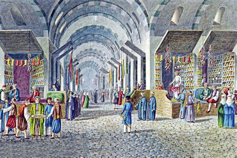 Constantinople Indoor Bazaar Painting By Munir Alawi Fine Art America