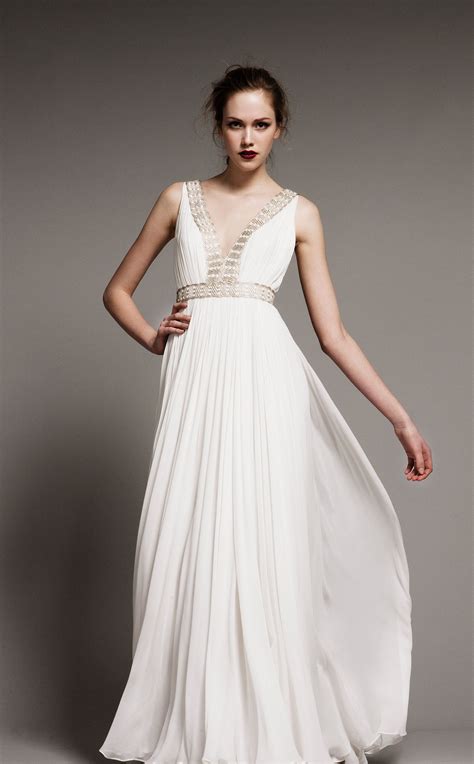 Wedding dresses guide & wedding style guide, choose the perfect grecian wedding dresses. Greek dress - would love to see a bride from our family ...