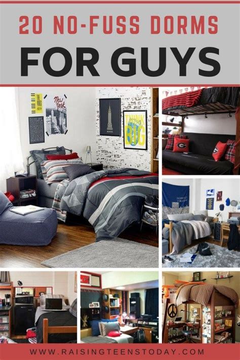 15 Cool Dorm Rooms For Guys Raising Teens Today College Dorm Room Decor Cool Dorm Rooms
