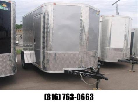 Enclosed Trailer 7 X 10 Ramp 6 3 Height Motorcycle Trailer 3525