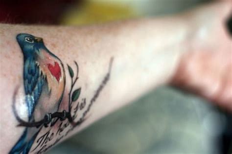 Pin By Annie Langseth On Tattoodle Doodle Bluebird Tattoo Birds