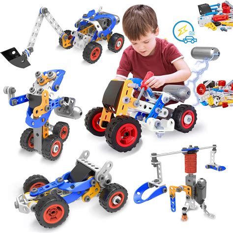 Histoye Stem Toys Kits 10 In 1 Educational Engineering Building Blocks