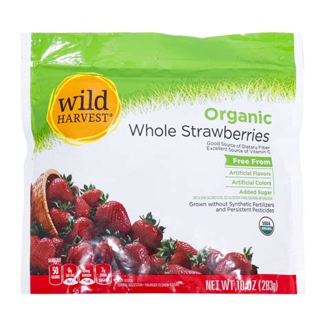 Wild Harvest Organic Whole Strawberries 283g Online At Best Price