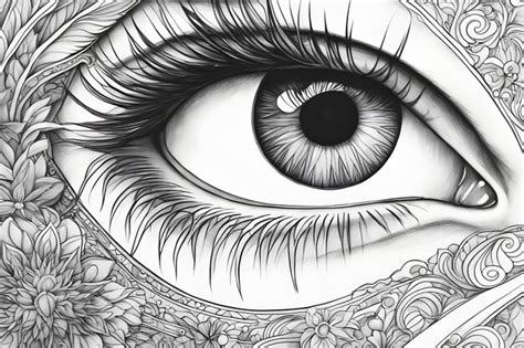 Premium Ai Image Adult Coloring Page Coloring Sketch For Artists