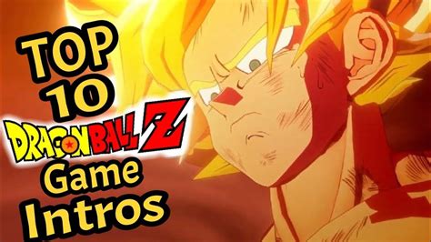 Top 10 Dragon Ball Game Openingsintros Youtube