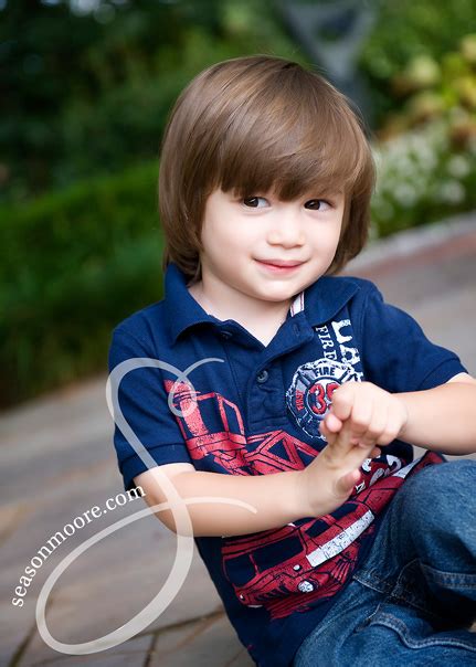 Little Boy Brown Hair Season Moore Photography