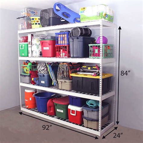 Saferacks Garage Shelving Costco Heavy Duty Storage Shelves Overhead